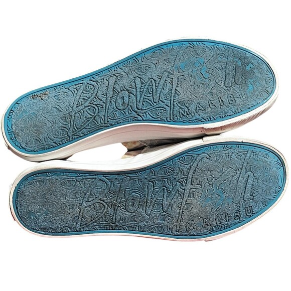 Blowfish Malibu Women's Slip On Sneakers Abstract Patchwork Canvas Size 9 EUC - Picture 10 of 10